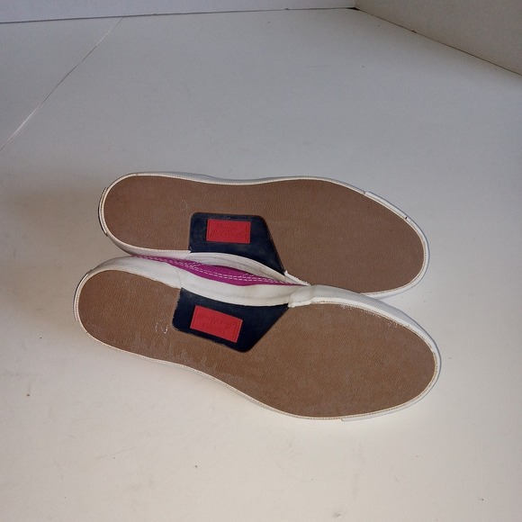 Womens Converse Jack Purcell Sneakers Low Top Casual Purple Shoes - Picture 3 of 3